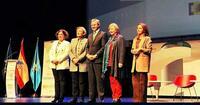 De izda. a dcha.: Concepción Saavedra, Delia Losa, José Miñones, Mariví Monteserín y Silvia Calzón