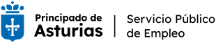 Logo del Servicio P&uacute;blico de Empleo del Principado de Asturias