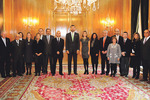 LOS PRÍNCIPES DE ASTURIAS RECIBIERON EN AUDIENCIA OFICIAL A LA JUNTA DIRECTIVA DE LA ASOCIACIÓN DE CRHON Y COLITIS ULCEROSA. (ACCU-Asturias)