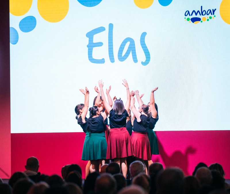 Actuación durante el evento de COGAMI