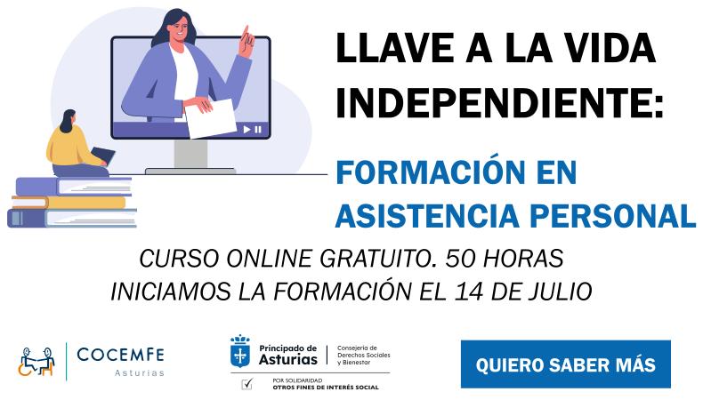 Baner curso online asistente personal